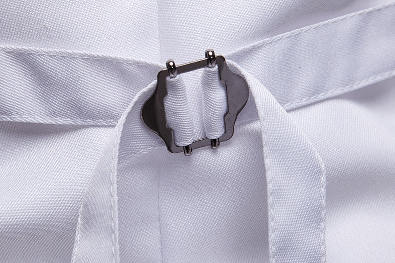 Men's Slim Fit Single Breasted Black Dress Suit Vest